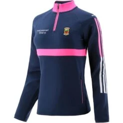 Mayo GAA Women's Peak Hybrid Half Zip Top Marine / Pink / White