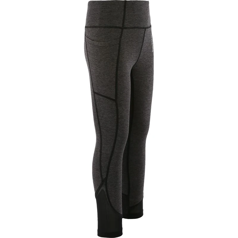 Kids' Perrie 7/8 Length Leggings Black / Silver - Image 2