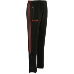 Kids' Pioneer 2 Stripe Hybrid Skinny Bottoms Black / Red
