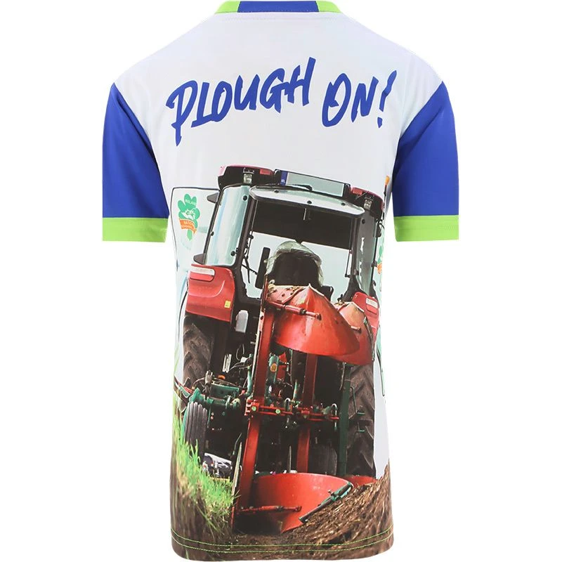 Kids' Blue Plough On! Ploughing Championships Jersey - Image 2