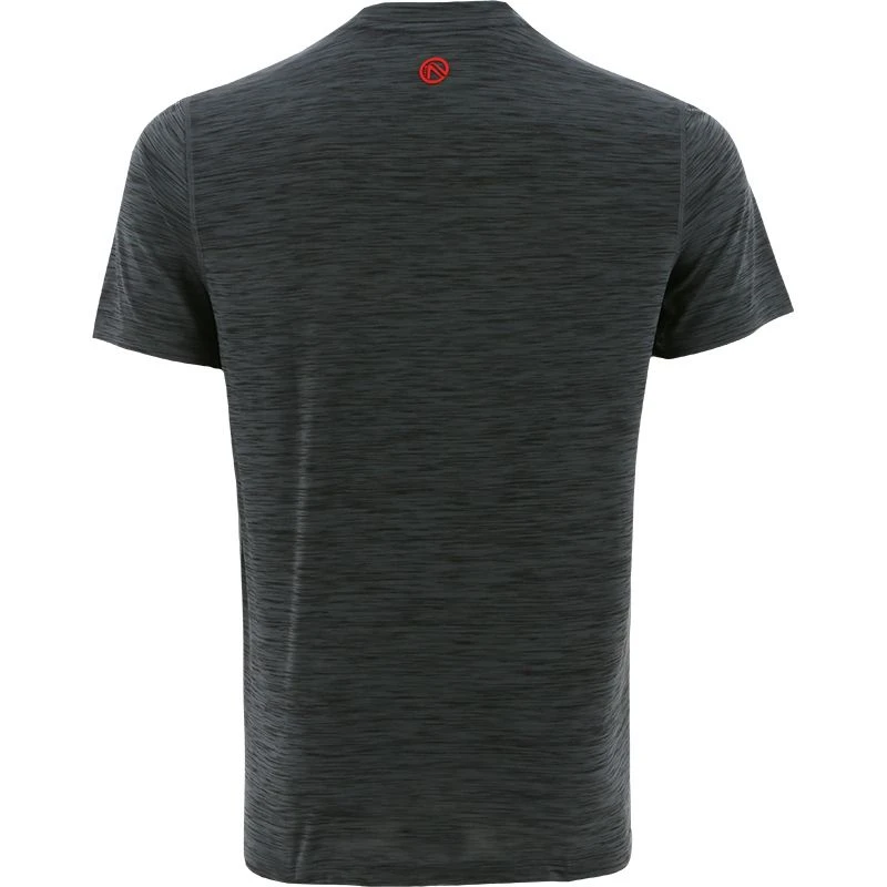 Derry GAA Kids' Pluto T-Shirt Black / Red - Image 2