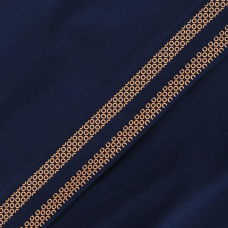 Kids' Pluto Brushed Skinny Tracksuit Bottoms Marine / Orange - Image 5