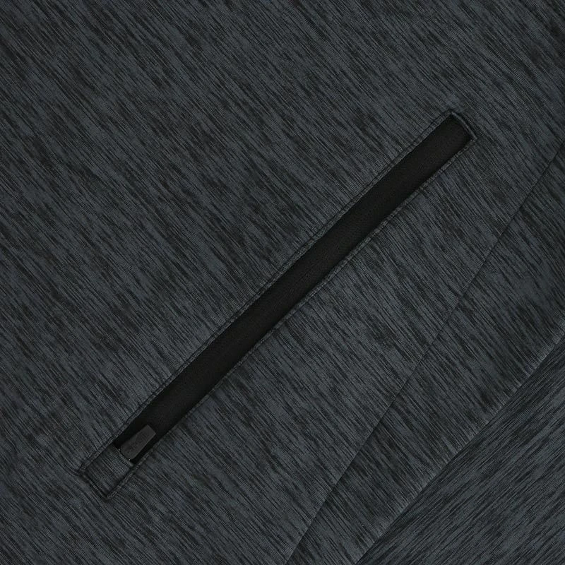 Men's Pluto Brushed Half Zip Top Black / Red - Image 6