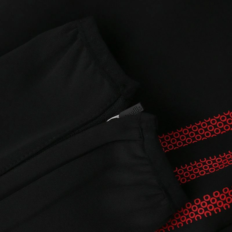 Men's Pluto Hybrid Skinny Tracksuit Bottoms Black / Red - Image 6