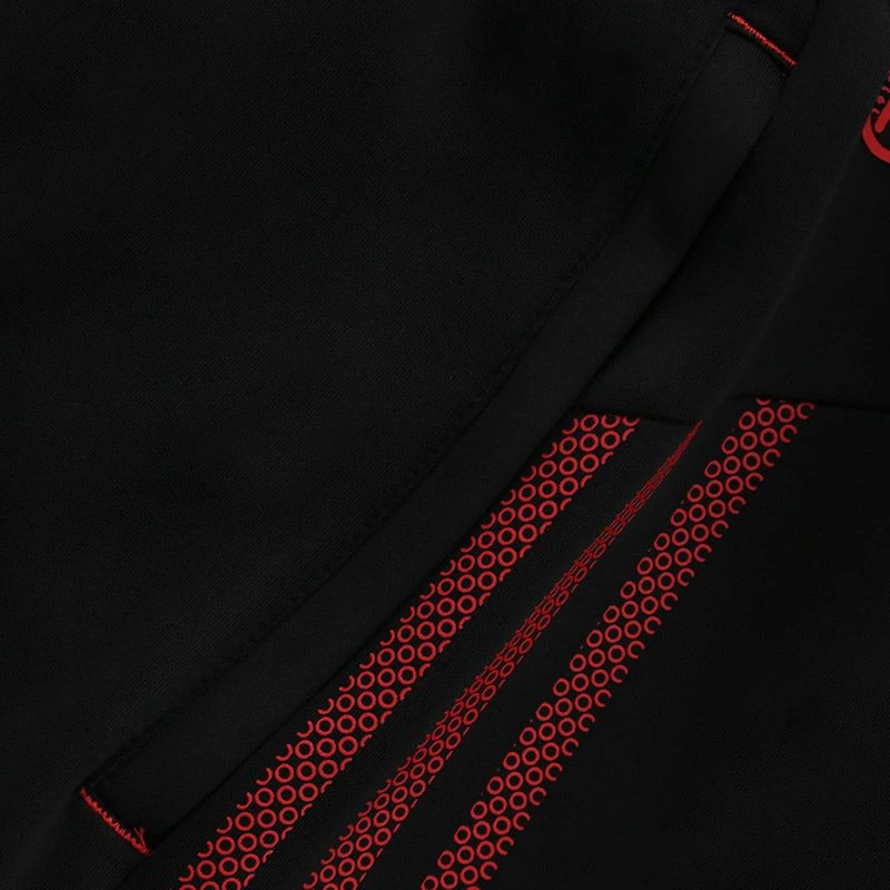 Men's Pluto Hybrid Skinny Tracksuit Bottoms Black / Red - Image 7