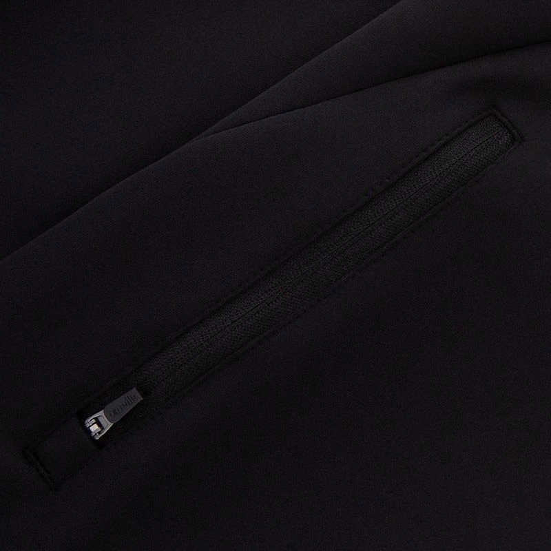 Kids' Pluto Hybrid Half Zip Top Black / Red - Image 6