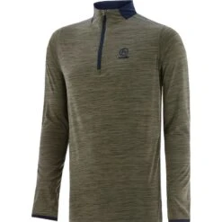 Men's Pluto Half Zip Midlayer Top Green / Marine