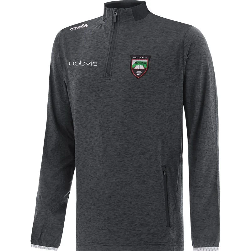 Sligo GAA Men's Pluto Brushed Half-Zip Top Black / Silver