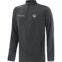 Sligo GAA Kids' Pluto Brushed Half-Zip Top Black / Silver