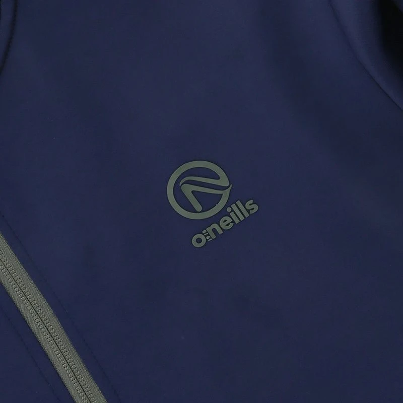 Men's Pluto Hybrid Half Zip Top Marine / Green - Image 3