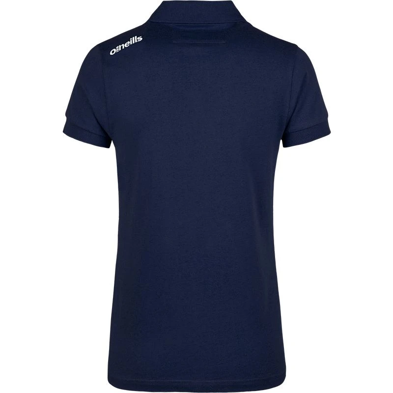 Women's Portugal Cotton Polo Shirt Marine - Image 2