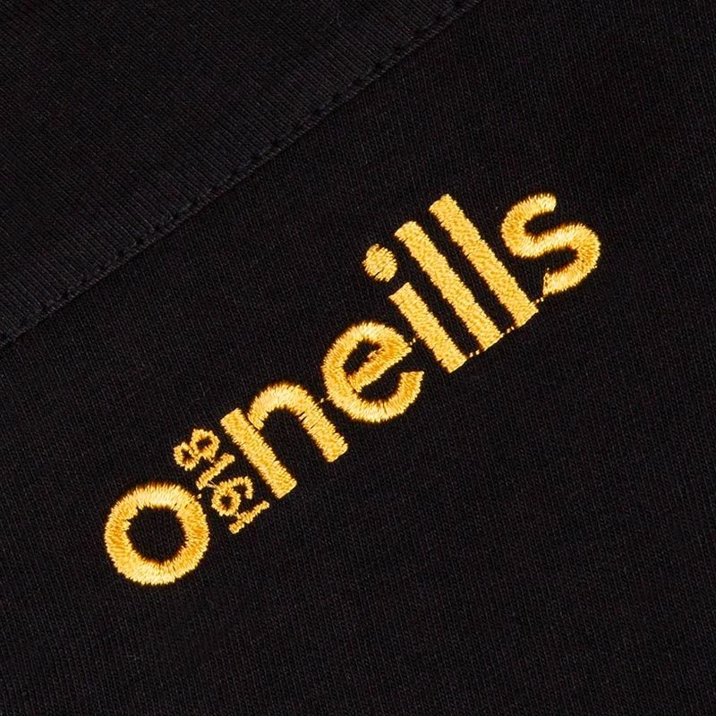 Women's Portugal Cotton Polo Shirt Black / Maroon / Amber - Image 3