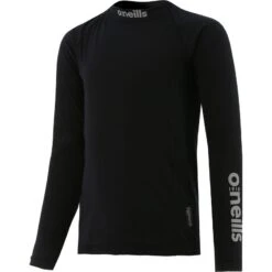 Kids' Pro Body III Poly Elastane Baselayer Top Black / Silver