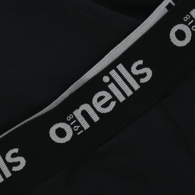 Men's Pro Body III Fleece Lined Poly Elastane Legging Pants Black / Silver - Image 5