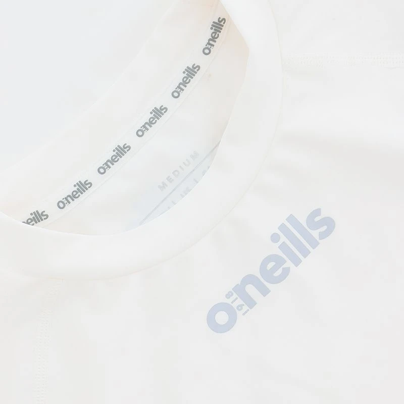 Men's Pro Body Base Layer Compression T-Shirt White / Silver - Image 3