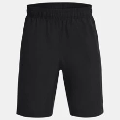 Under Armour Kids' Woven Graphic Shorts Black / Versa Blue