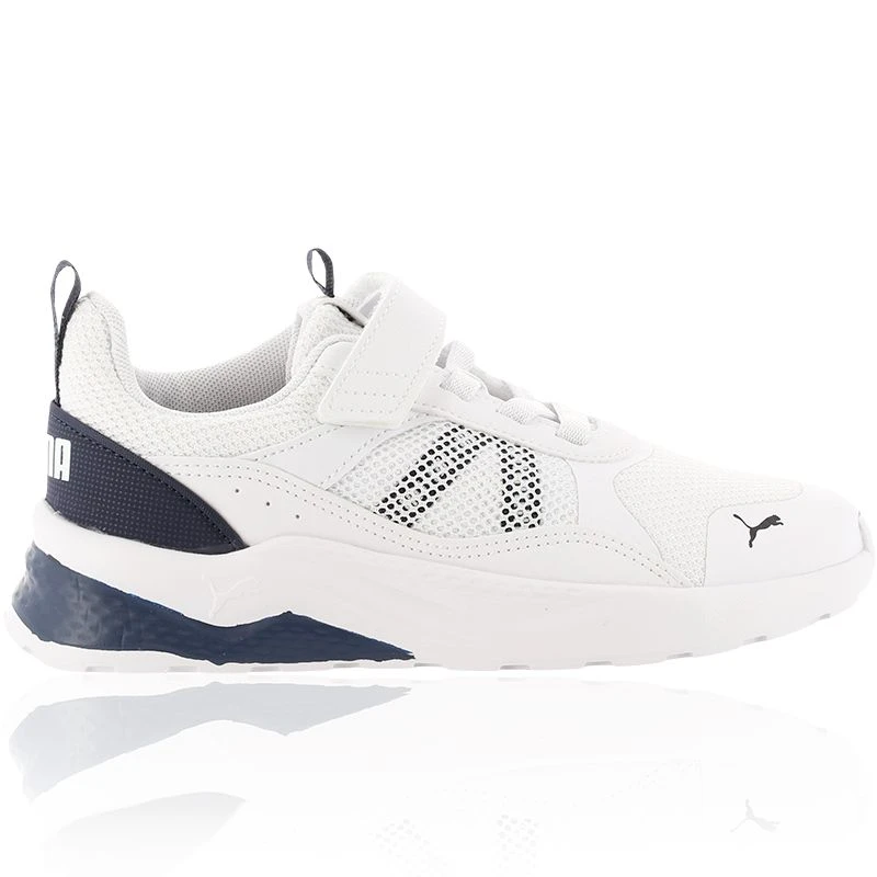 Puma Kids' Anzarun 2.0 Youth Runners White / Navy / Black - Image 2
