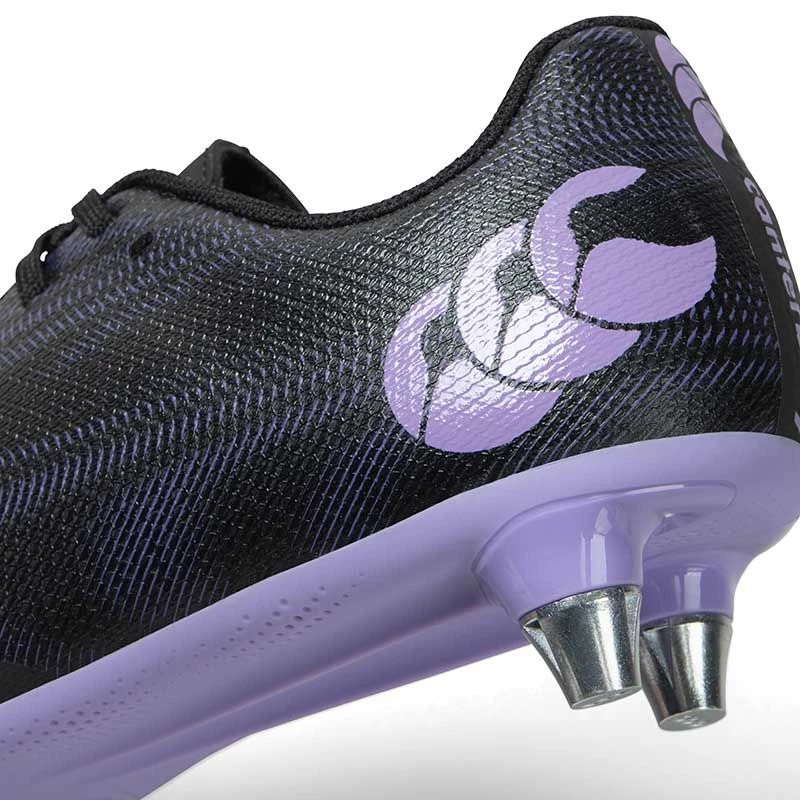 Canterbury Phoenix Genesis Team SG 6 Stud Kids' Boots Black / Verbena - Image 9