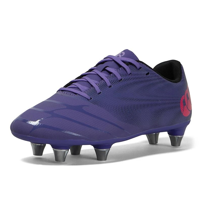 Canterbury Phoenix Genesis Team SG 6 Stud Kids' Boots Prism Violet / Fuchsia Purple - Image 5