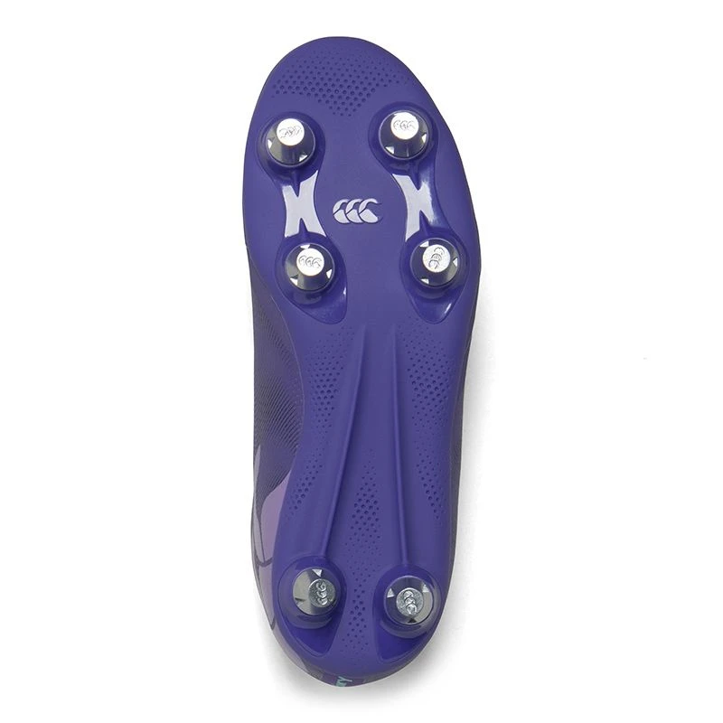 Canterbury Phoenix Genesis Team SG 6 Stud Kids' Boots Prism Violet / Fuchsia Purple - Image 4