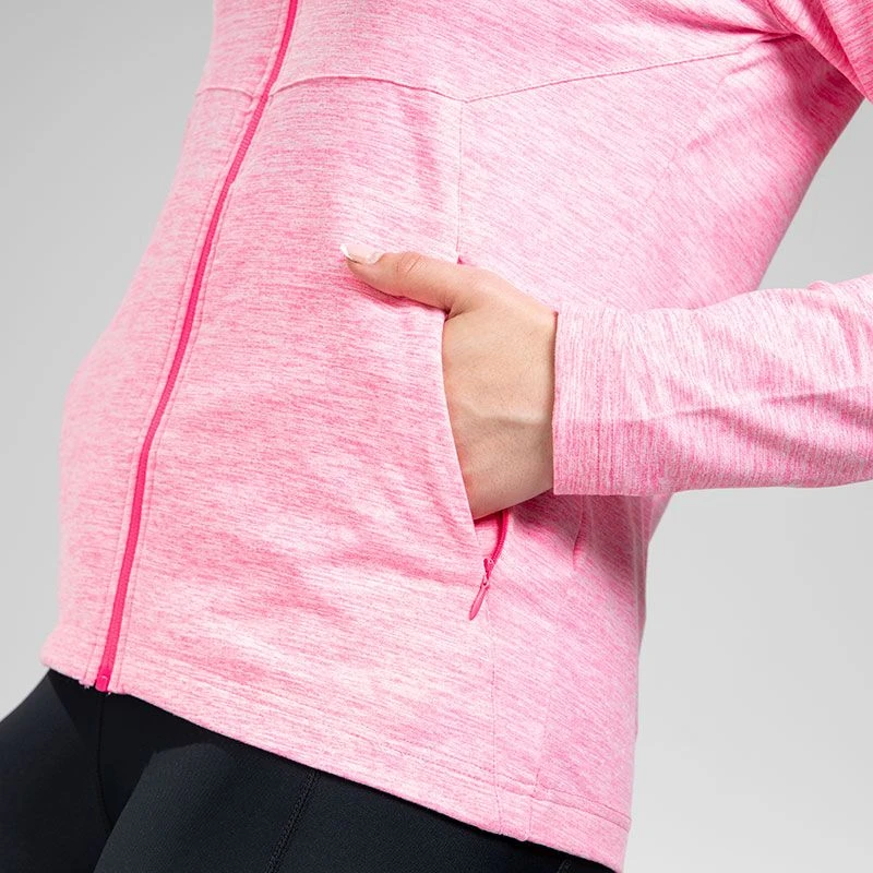 Women's Reece Full Zip Fleece Jacket Pink - Image 3