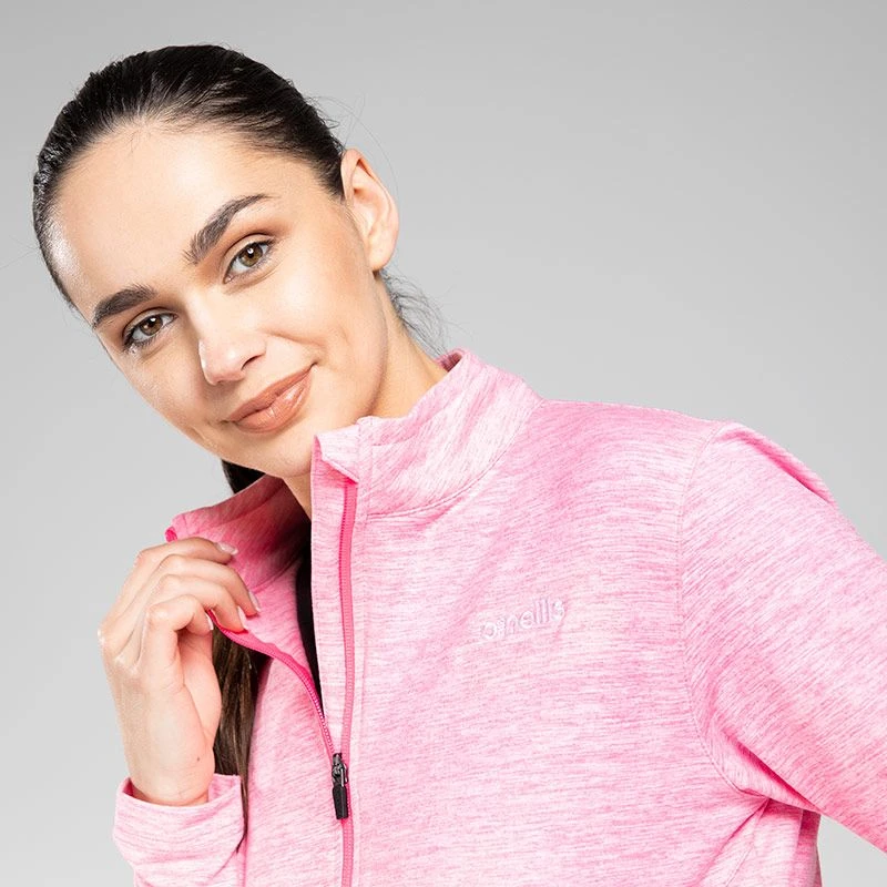 Women's Reece Full Zip Fleece Jacket Pink - Image 2