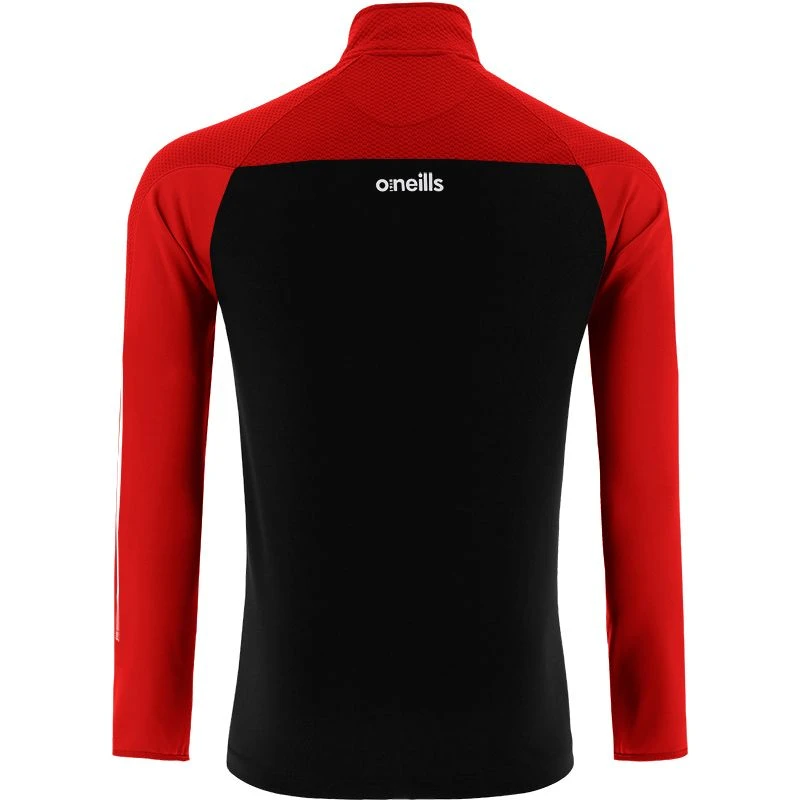 Kids' Reno Squad Half Zip Top Black / Red / White - Image 2