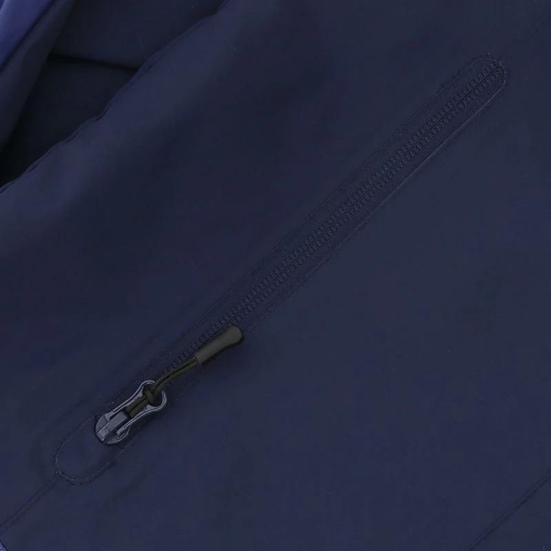 Men's Rio Hooded Rain Jacket Marine / Green - Image 8