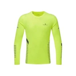 Ronhill Men's Tech Afterhours Long Sleeve T-Shirt Fluo Yellow / Reflect