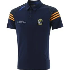 Roscommon GAA Men's Harlem Polo Shirt Marine / Royal / Amber