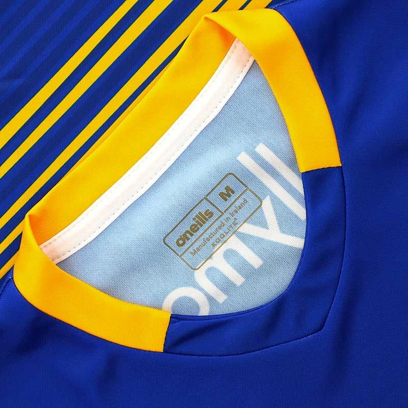 Roscommon GAA Player Fit Short Sleeve Training Top Royal / Amber - Image 4