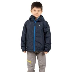 Trespass Kids' Rudi Waterproof Jacket Navy