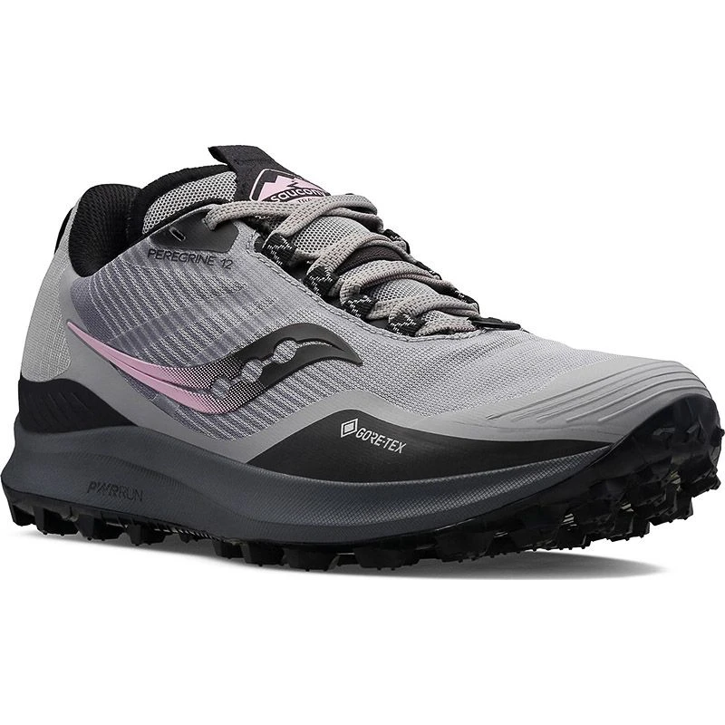 Saucony Women's Peregrine 12 GTX Alloy / Quartz - Image 5