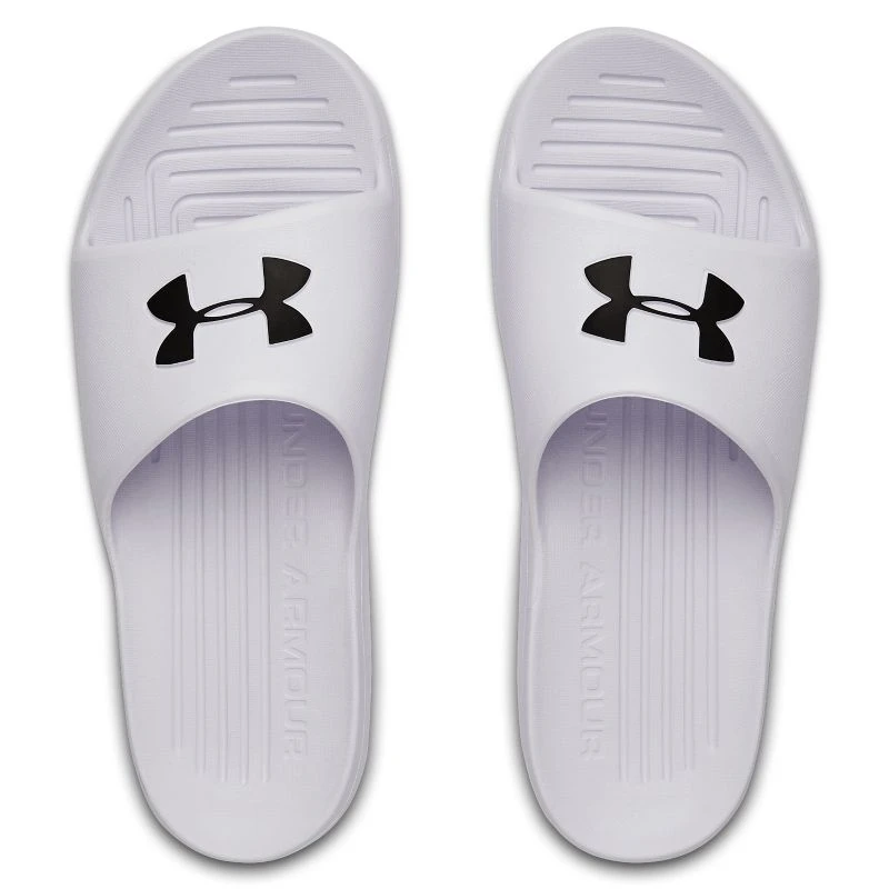 Under Armour Core PTH Sliders White / White / Black - Image 3