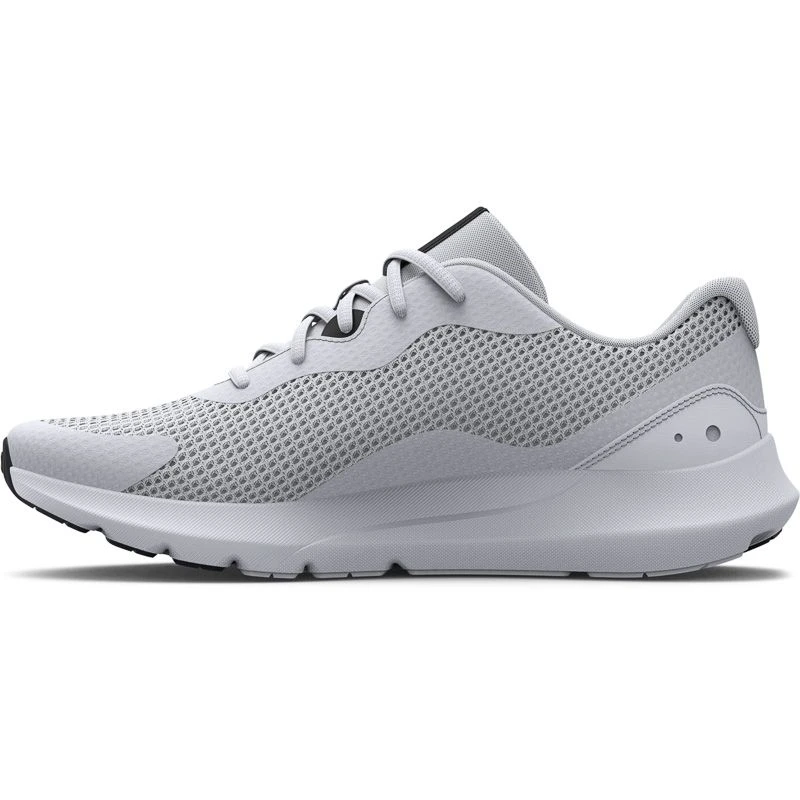 Under Armour Men's Surge 3 Running Shoes White / Black - Image 2