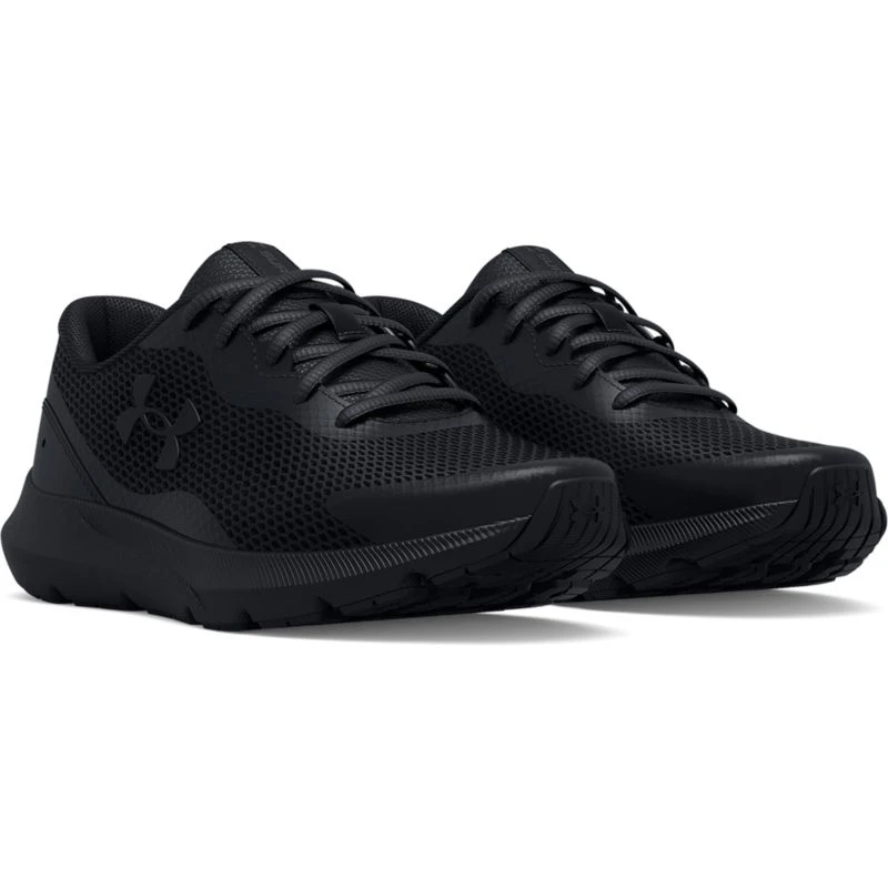 Under Armour Surge 3 Youth Running Shoes Black - Image 3