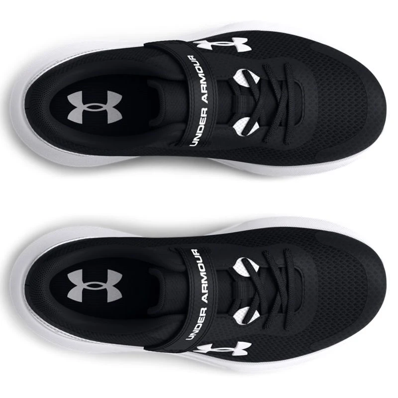 Under Armour Surge 3 AC Junior Running Shoes Black / White - Image 4