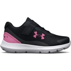 Under Armour Surge 3 AC Infant Running Shoes Black / Pink