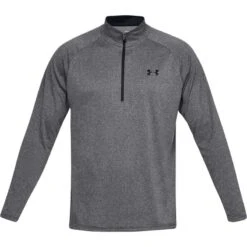 Under Armour Men's UA Techâ„¢ Half Zip Top Carbon Heather / Black