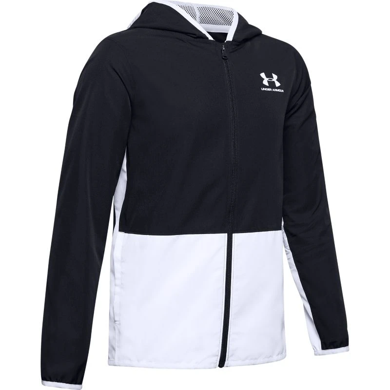 Under Armour Kids' Woven Track Jacket Black - Image 3