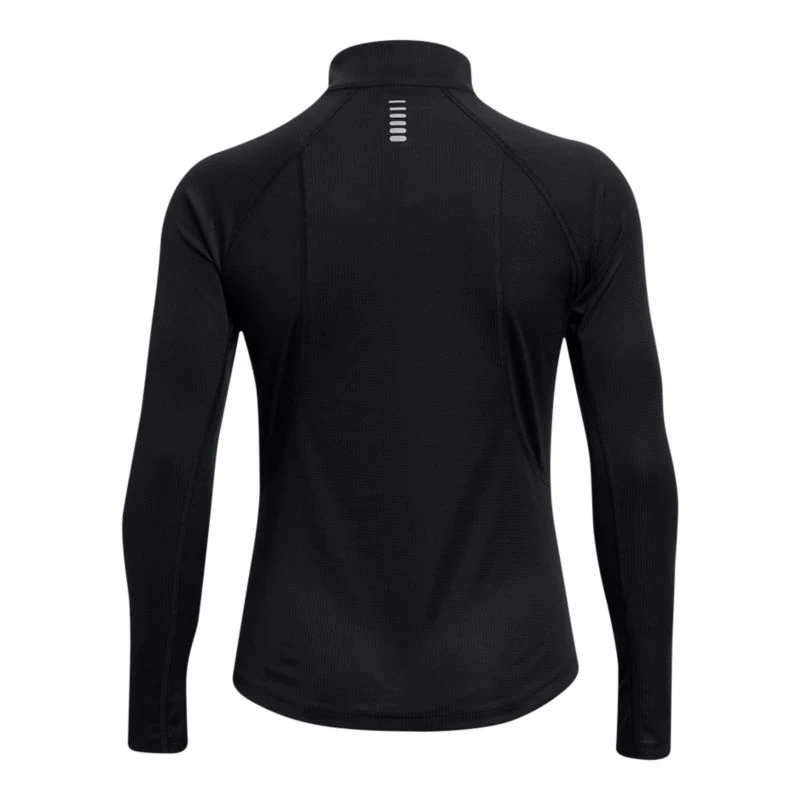Under Armour Women's UA Speed Stride Attitude Half Zip Top Black / White / Reflective - Image 6