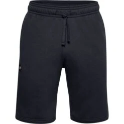 Under Armour Men's Rival Fleece Shorts Black / Onyx White