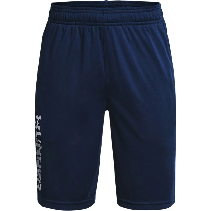 Under Armour Kids' UA Prototype 2.0 Wordmark Shorts Academy / Mod Grey