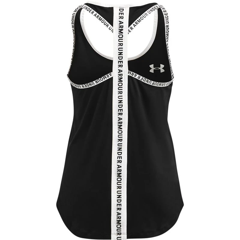 Under Armour Kids' UA Knockout Tank Black / White - Image 2