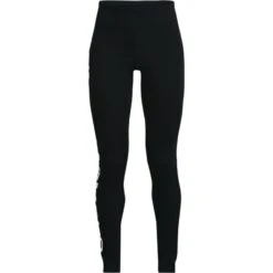 Under Armour Kids' UA Sportstyle Branded Leggings Black / White