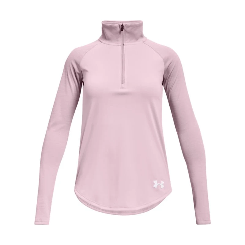 Under Armour Kids' Tech Graphic Half Zip Cool Pink / Black