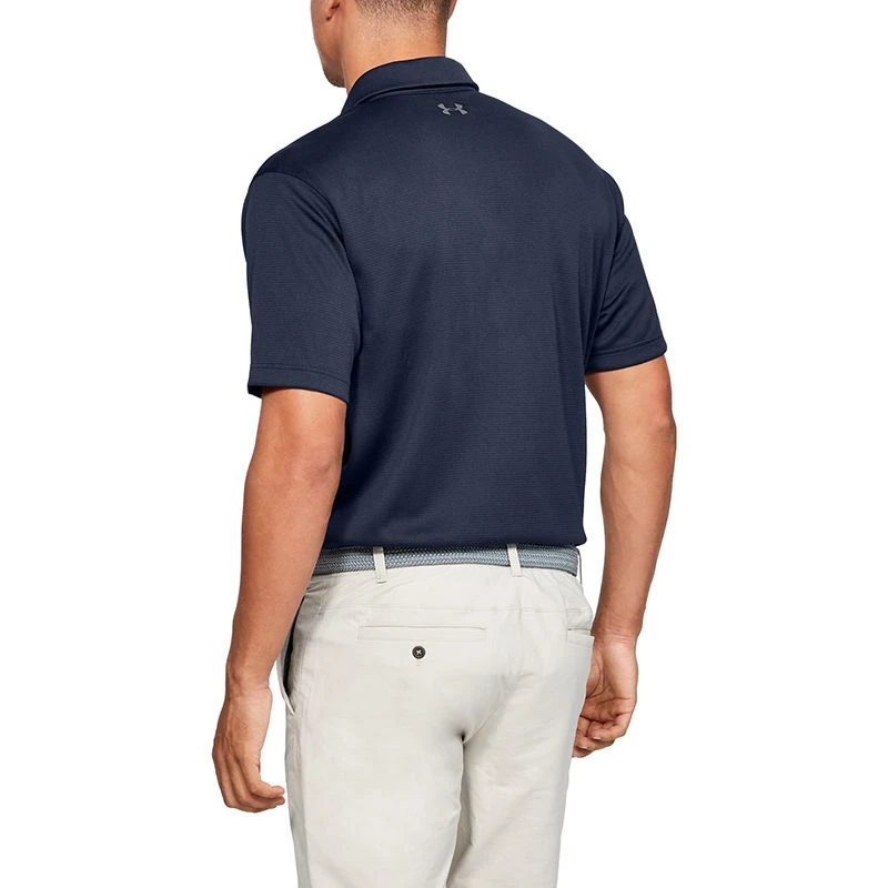 Under Armour Men's Tech Polo Midnight Navy / Graphite - Image 2