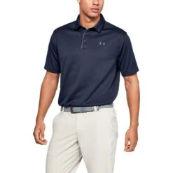 Under Armour Men's Tech Polo Midnight Navy / Graphite