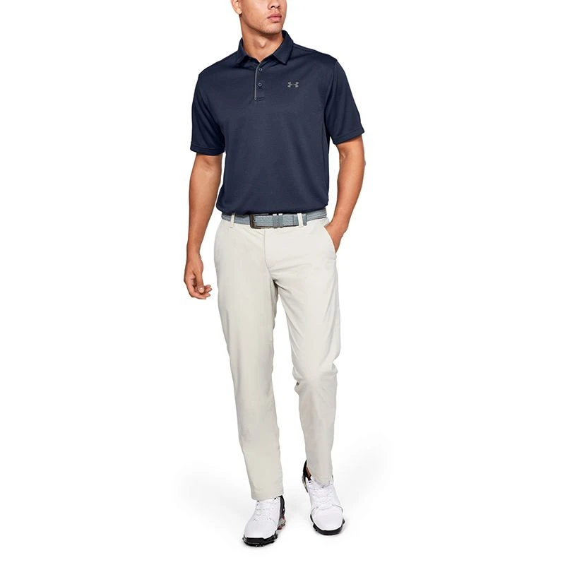 Under Armour Men's Tech Polo Midnight Navy / Graphite - Image 3