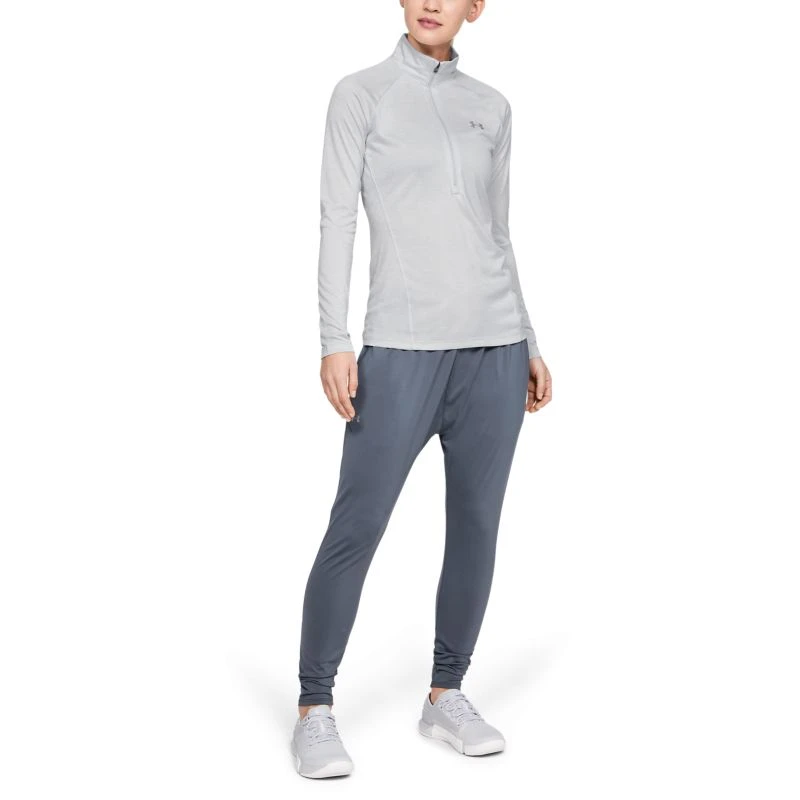 Under Armour Women's UA Techâ„¢ Half Zip Twist Halo Grey / Metallic Silver - Image 4